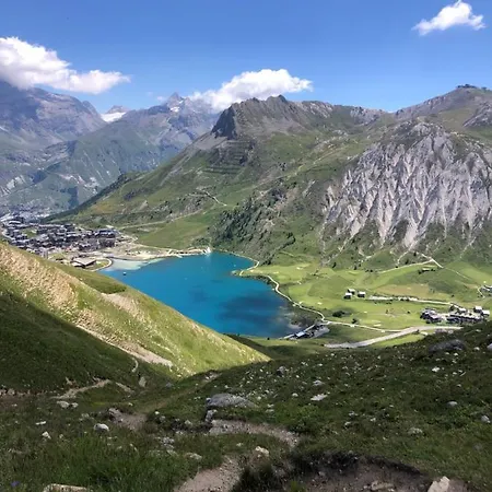 Tignes Joli Studio Avec Vue Imprenable Sur Le Lac Buitenkant foto